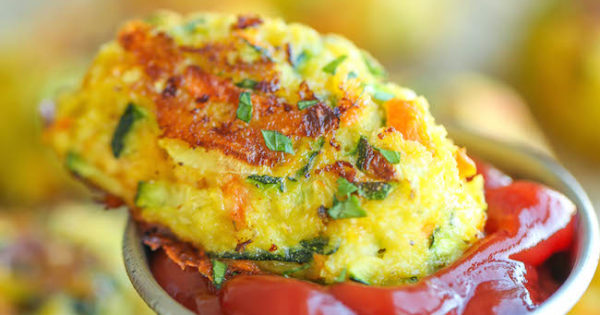 Zucchini Tots Damn Delicious