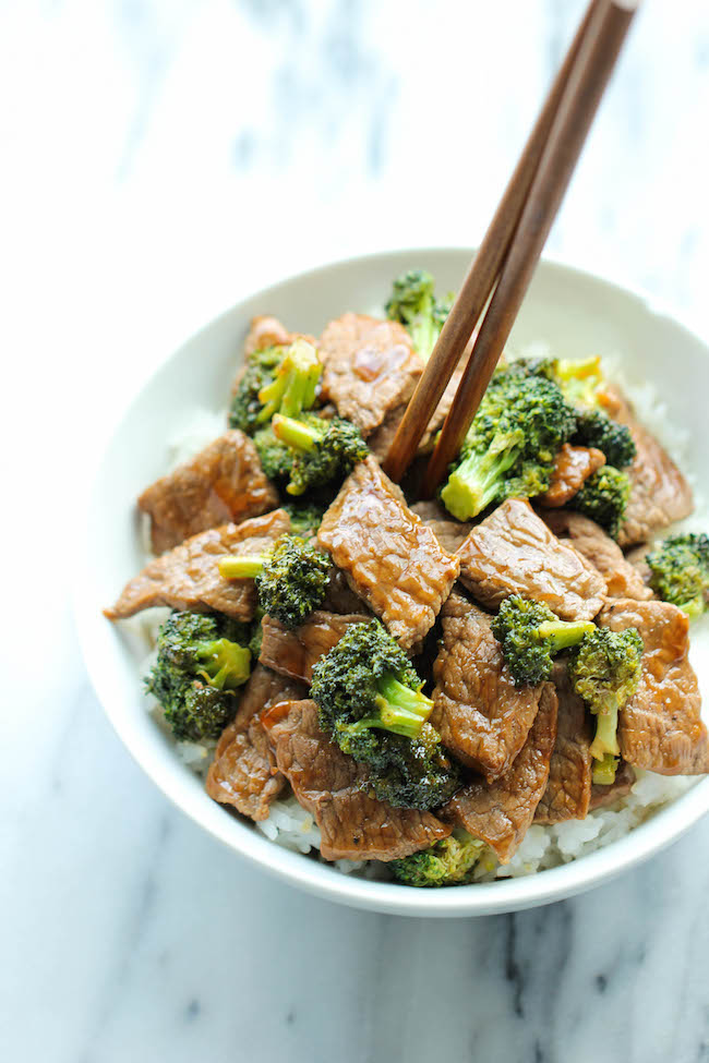 Easy Beef and Broccoli - The BEST beef and broccoli made in 15 min from start to finish. And yes, it's quicker, cheaper and healthier than take-out!