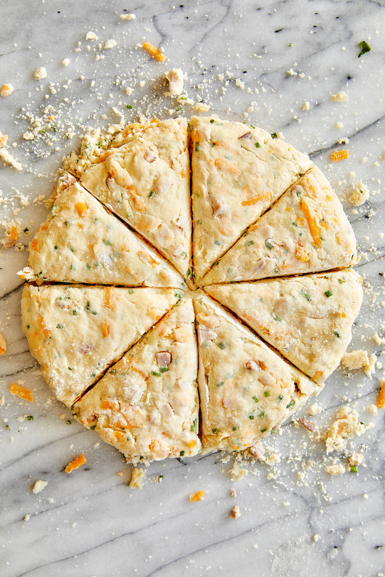 Ham and Cheese Scones Damn Delicious