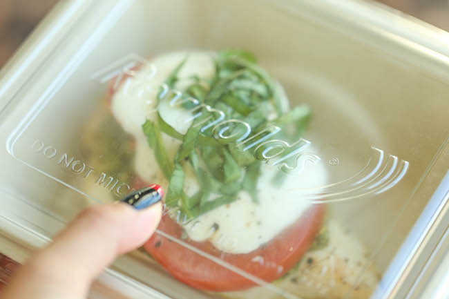 Pesto Caprese Chicken in Foil - Dinner has never been easier with these foil packets - simple wrap and bake. SO EASY! And the leftovers taste even better!