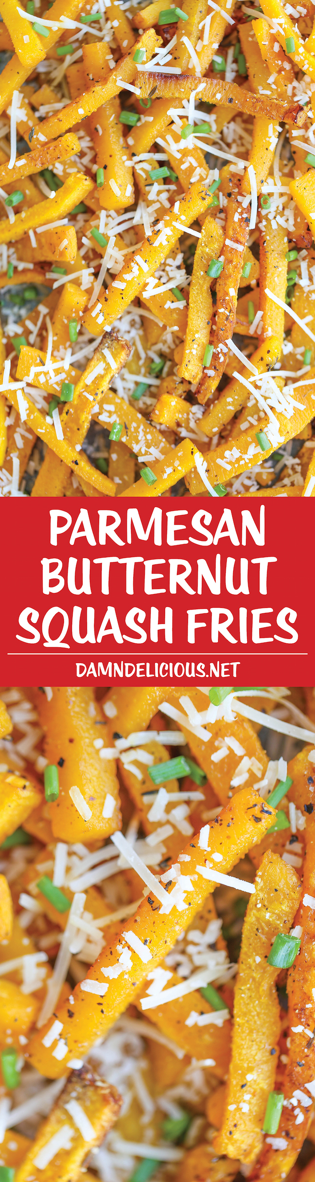 Parmesan Butternut Squash Fries Damn Delicious