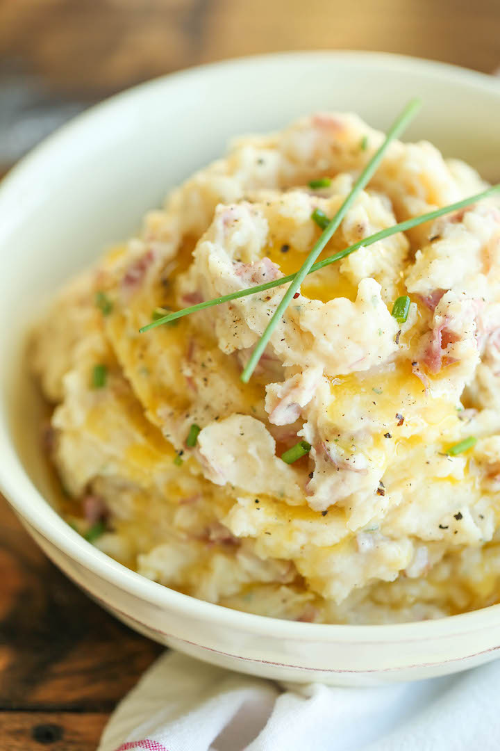 Garlic Smashed Potatoes - Damn Delicious