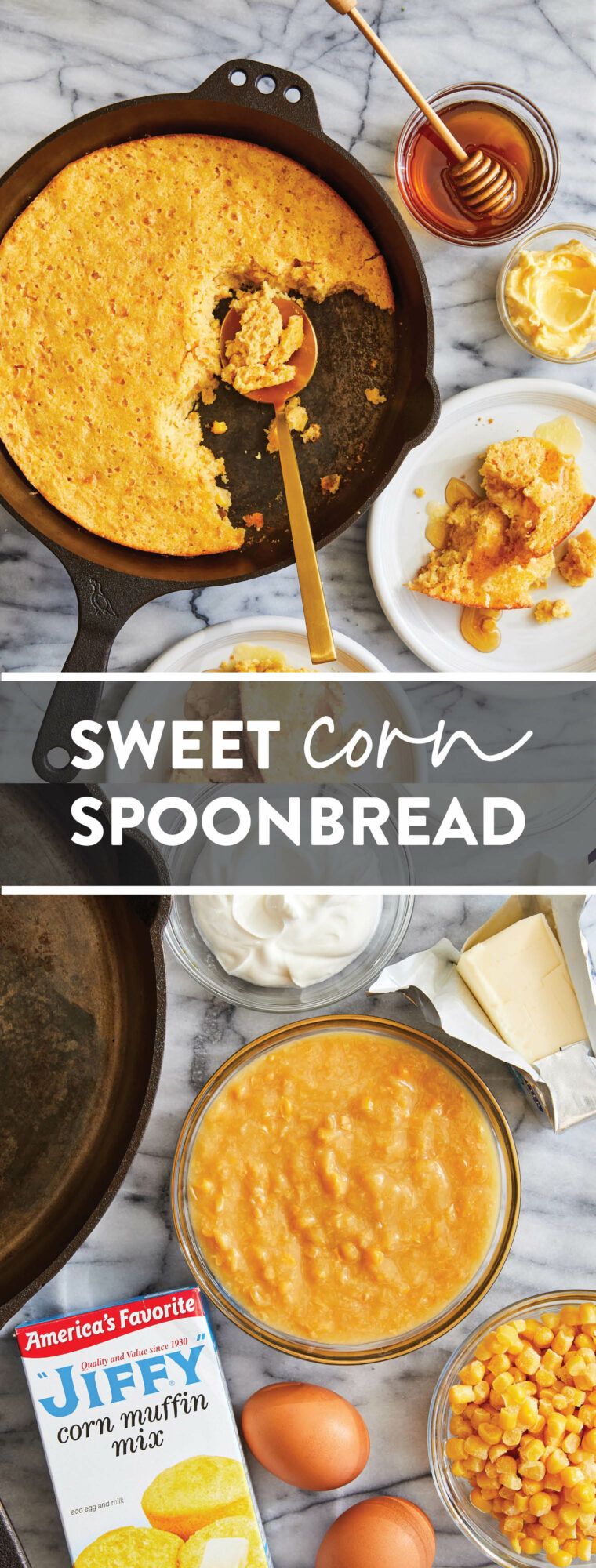 Sweet Corn Spoonbread - Damn Delicious