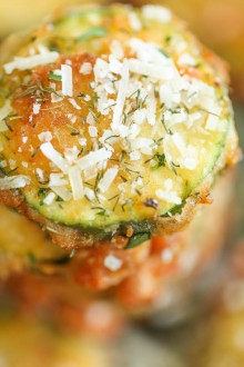 Baked Zucchini Ranch Parmesan Chips - Damn Delicious