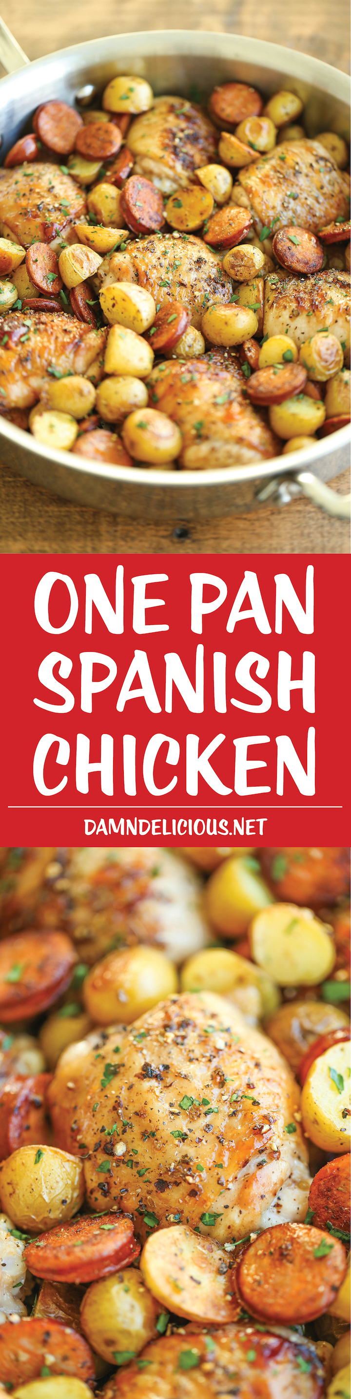 One Pan Spanish Chicken Damn Delicious