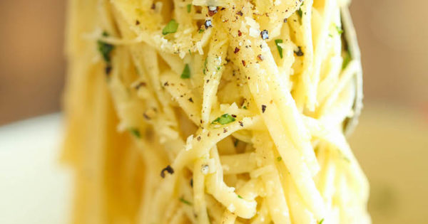 Parmesan Garlic Spaghetti