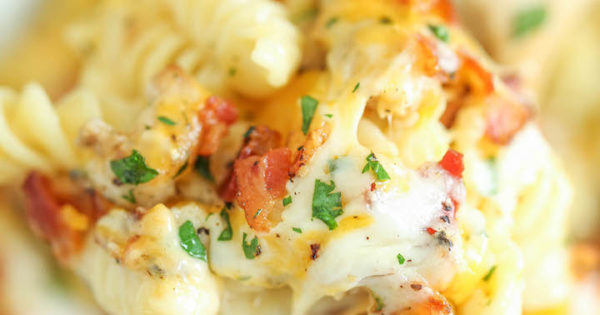 Chicken Bacon Ranch Casserole
