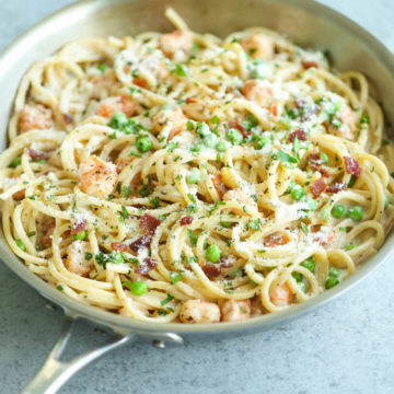 Shrimp Carbonara Damn Delicious