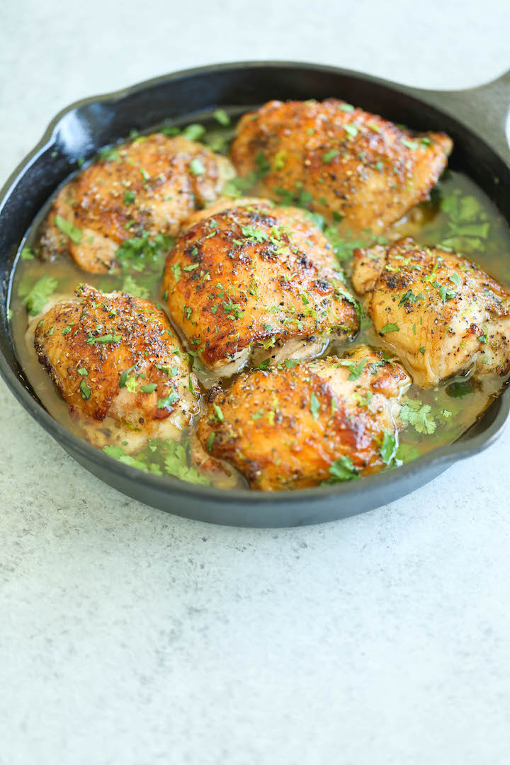 Cilantro Lime Chicken Thighs - Damn Delicious