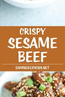 Crispy Sesame Beef Damn Delicious