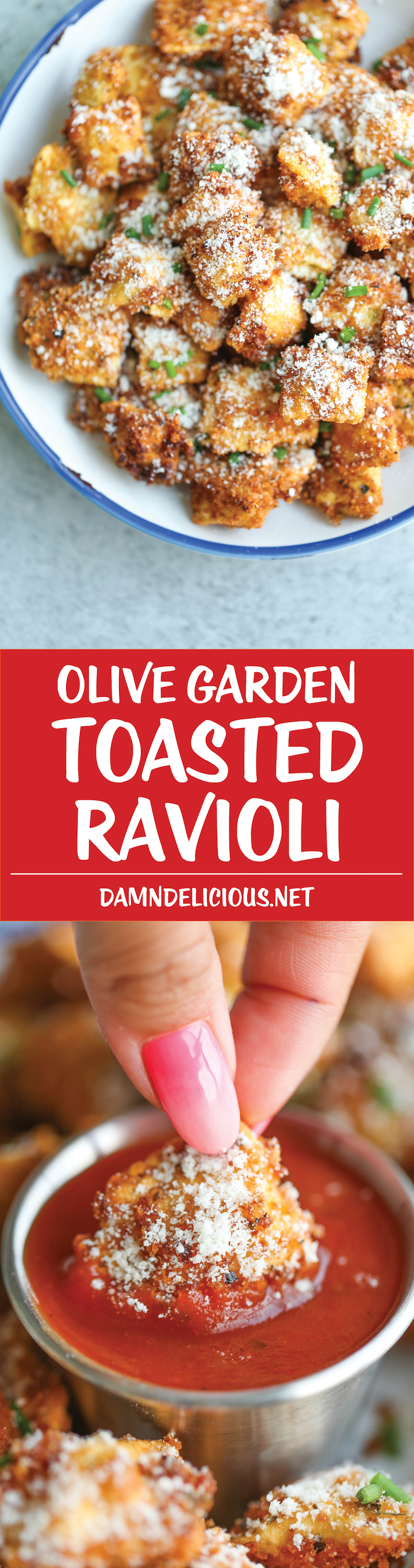 Olive Garden Toasted Ravioli Damn Delicious