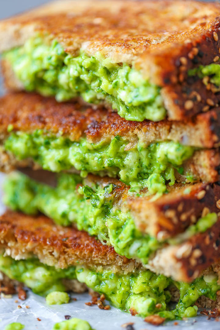 Avocado Grilled Cheese - So buttery and just downright AH-MAZING, oozing with avocado cheesy goodness. It's the best grilled cheese ever, hands down!