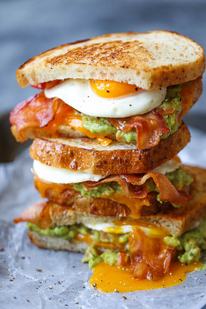 Bacon Avocado Egg Sandwich (The BEST Breakfast Sandwich)