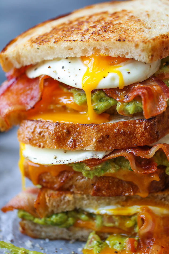 Bacon Avocado Egg Sandwich (The BEST Breakfast Sandwich)