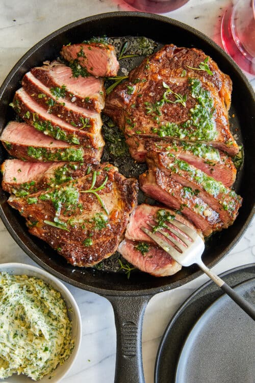 The Perfect Steak With Garlic Butter Damn Delicious