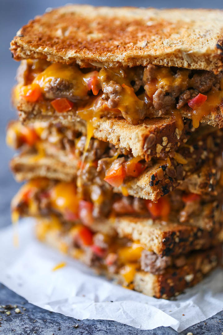 Cheeseburger Grilled Cheese