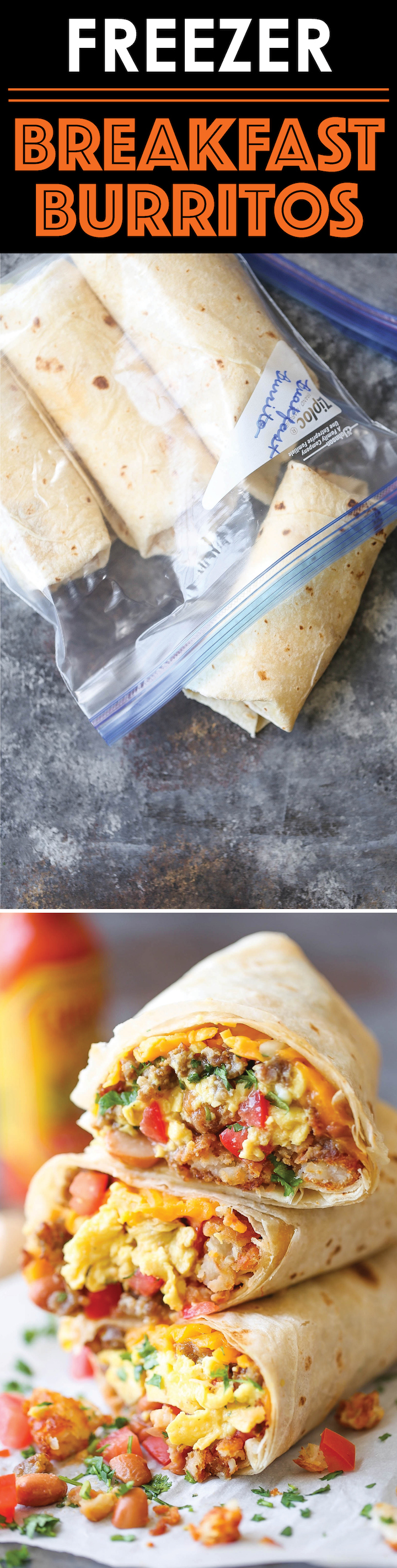 Freezer Breakfast Burritos - Shutterbean