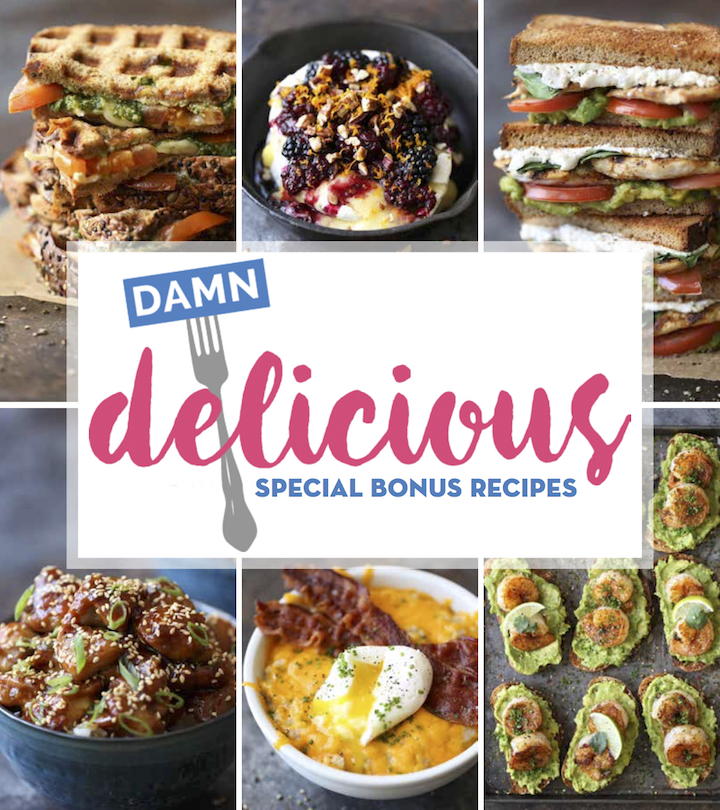 Blank recipe book: Damn That's Delicious