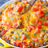 One Pot Mexican Beef and Rice Casserole
