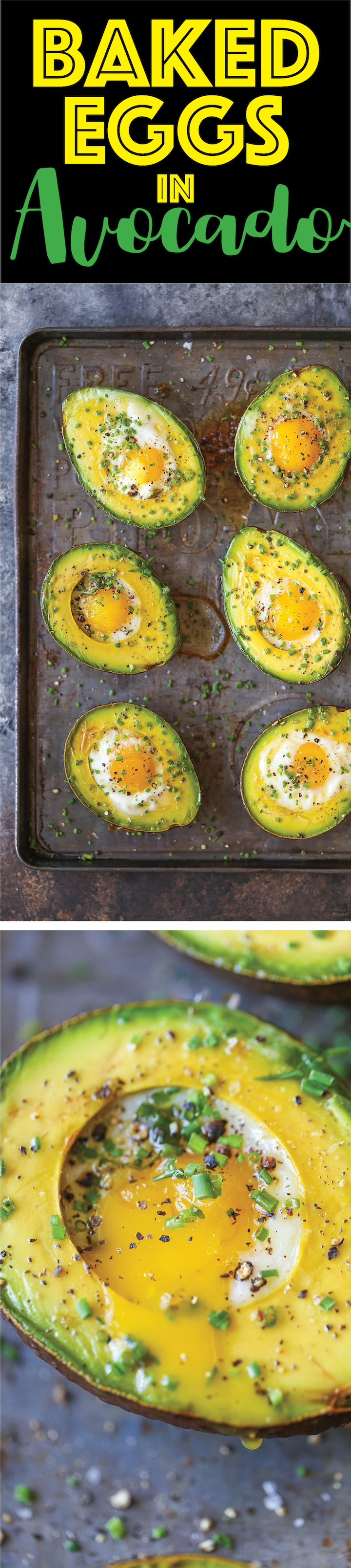 Baked Eggs in Avocado - Who would have thought? You can bake your eggs right in avocado halves for a healthy breakfast option to start your day off right!