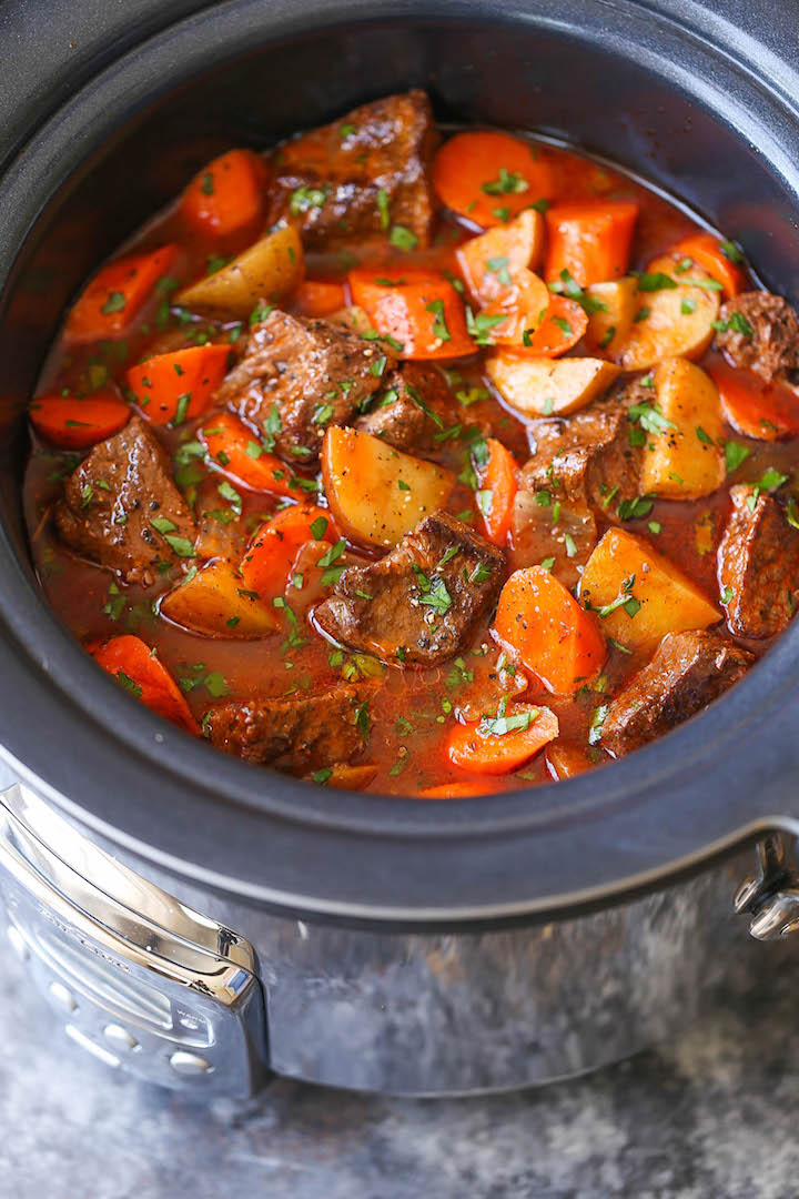 Slow Cooker Beef Stew - Damn Delicious