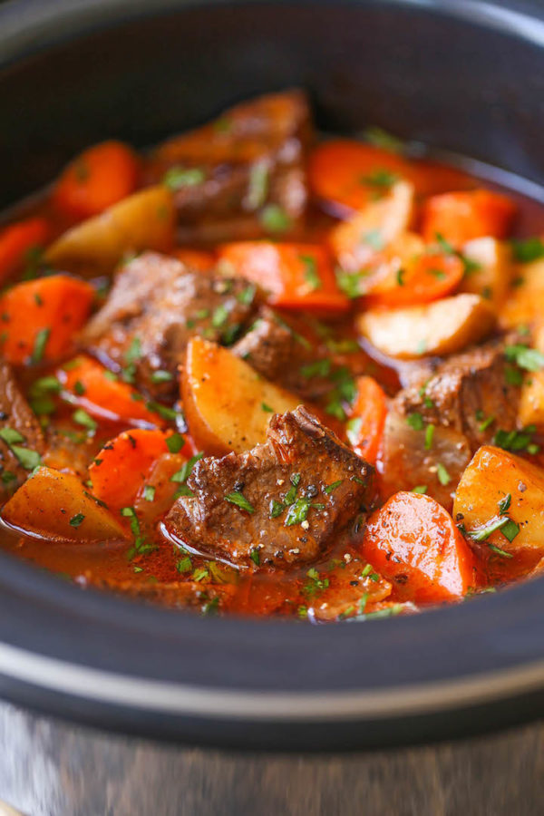 Slow Cooker Beef Stew Damn Delicious