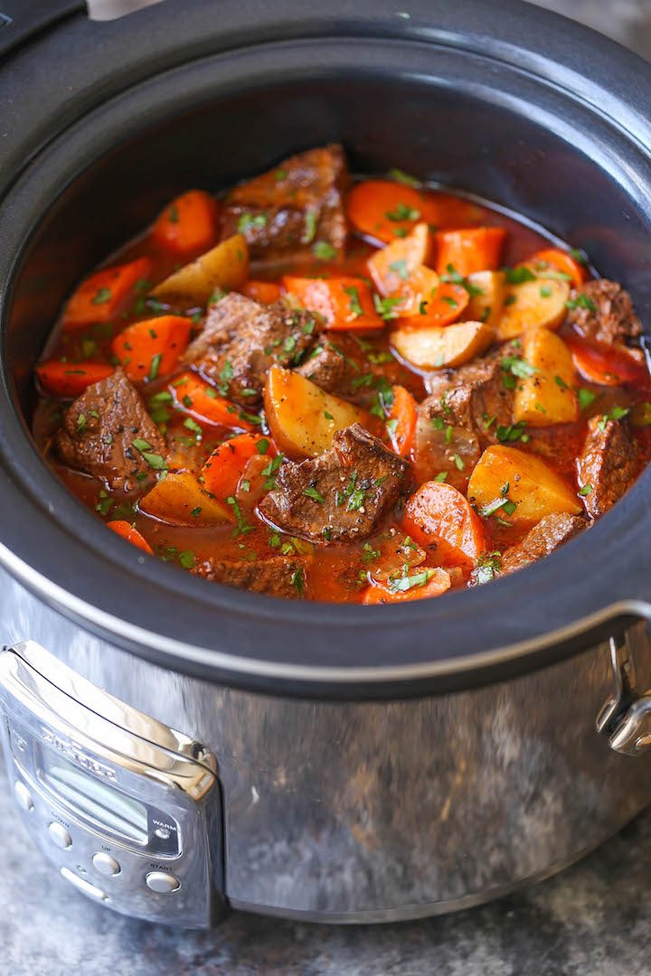 Slow Cooker Beef Stew Damn Delicious 