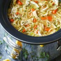 Slow Cooker Chicken Noodle SoupIMG zoom out