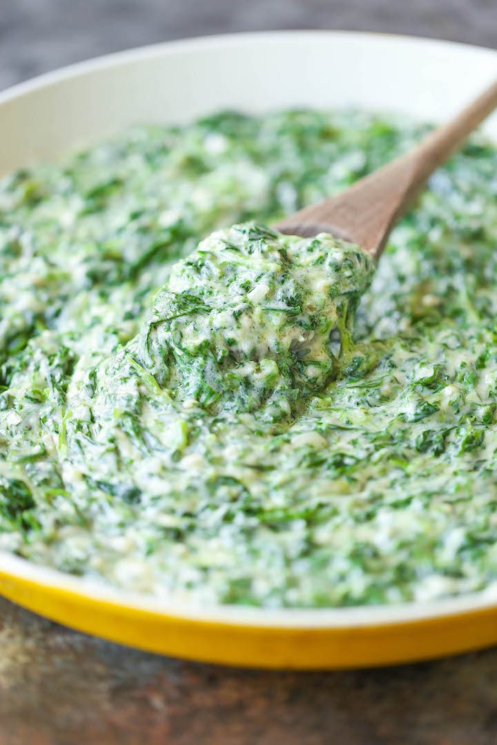 Easy Creamed Spinach - Damn Delicious