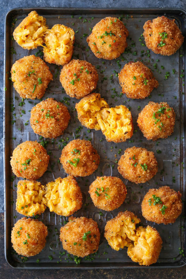 using leftover mac and cheese dishes