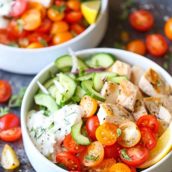 Greek Chicken Meal Prep Bowls - Damn Delicious