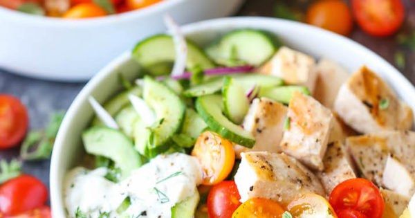 Greek Chicken Meal Prep Bowls