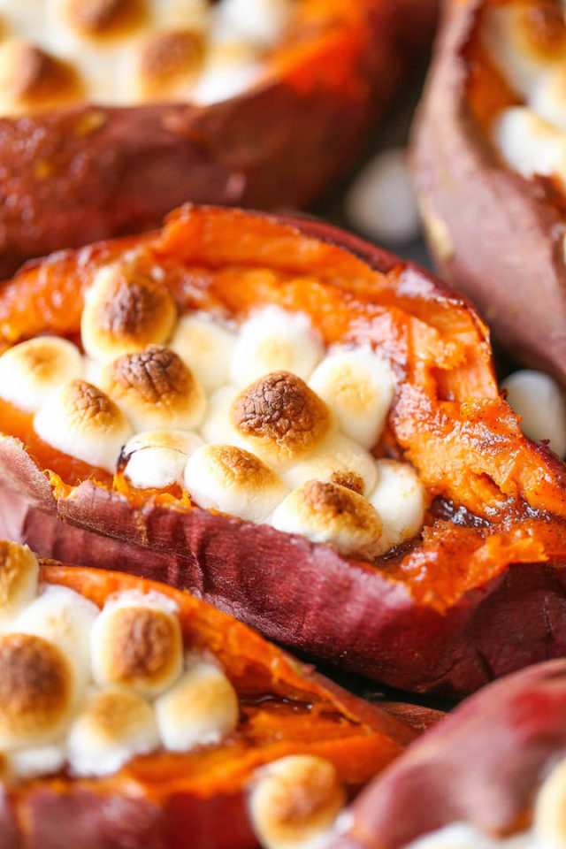 Loaded Sweet Potato Damn Delicious