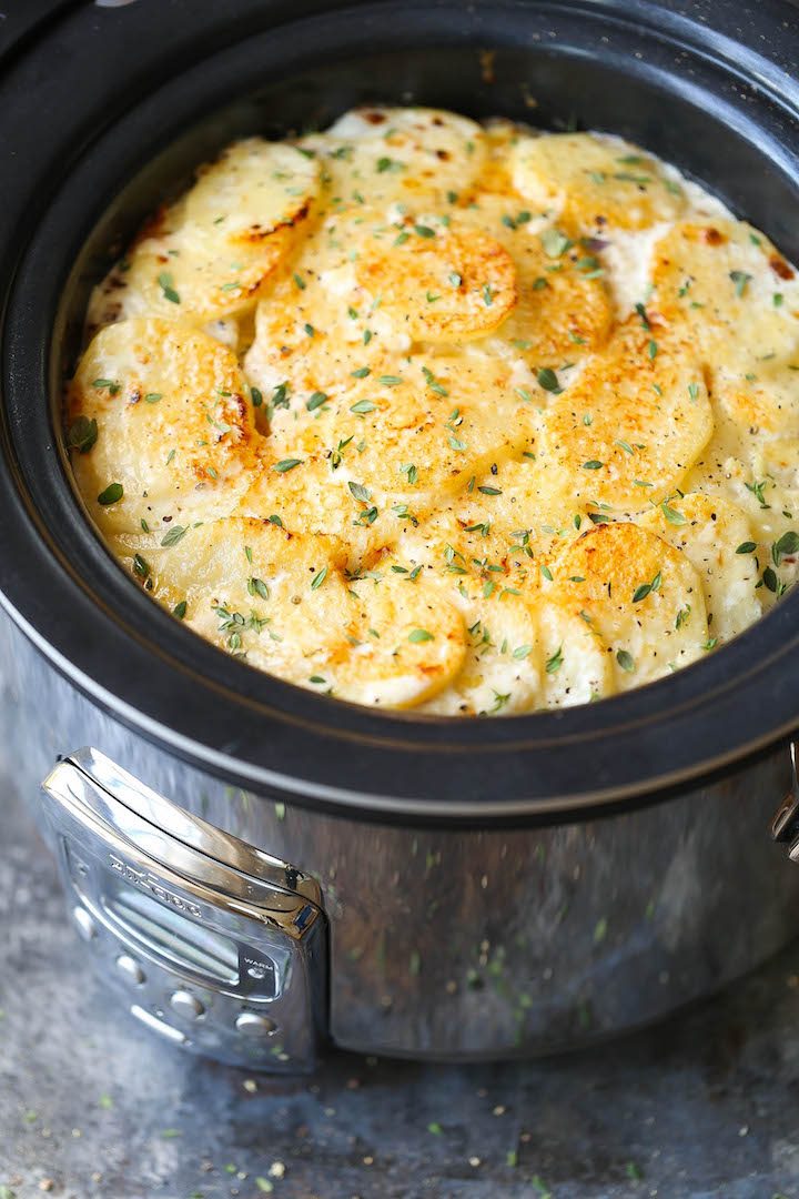 Slow Cooker Cheesy Scalloped Potatoes Recipe| Damn Delicious Zavor Versa Express 6.3 Qt. Stainless Steel Pressure Cooker