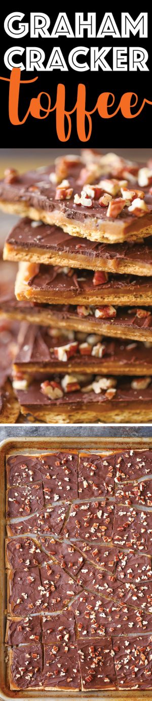 Graham Cracker Toffee - Damn Delicious