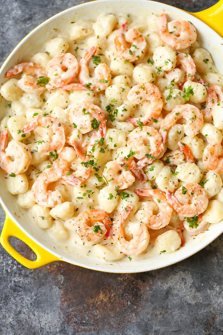 Gnocchi with Gorgonzola Cream Sauce - A Sprinkle and A Splash