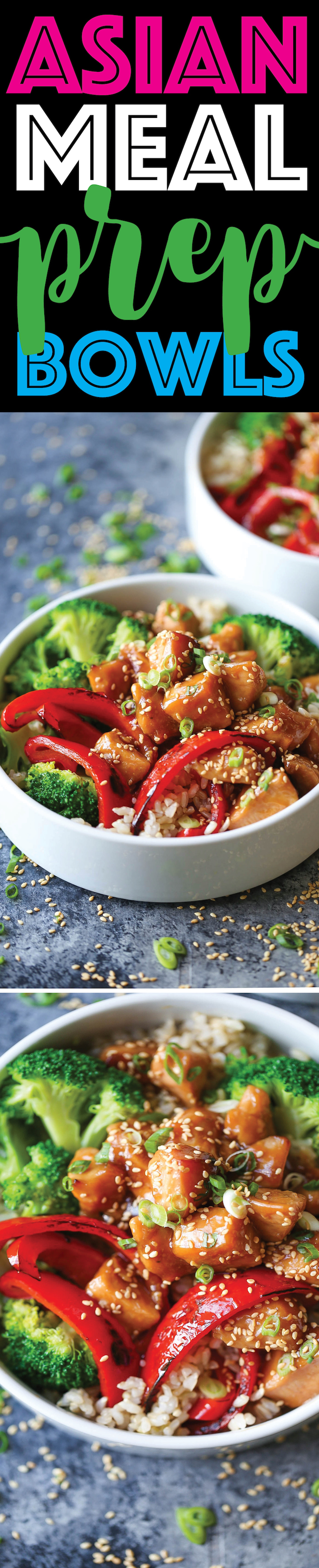 Easy Teriyaki Chicken Poke Bowls l A Farmgirl's Dabbles