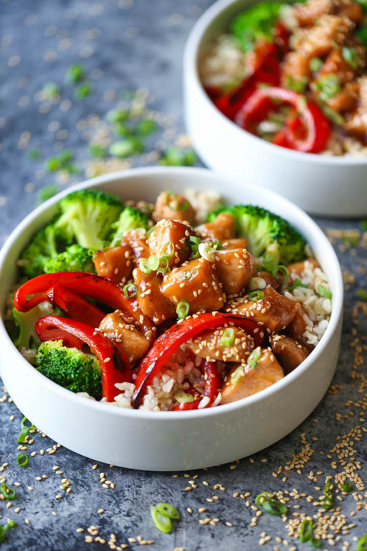 Asian Meal Prep Bowls - Damn Delicious