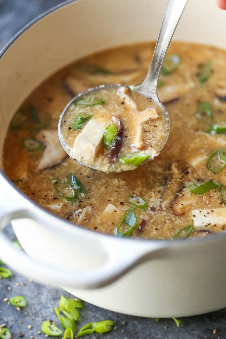 Easy Hot and Sour Soup - Damn Delicious