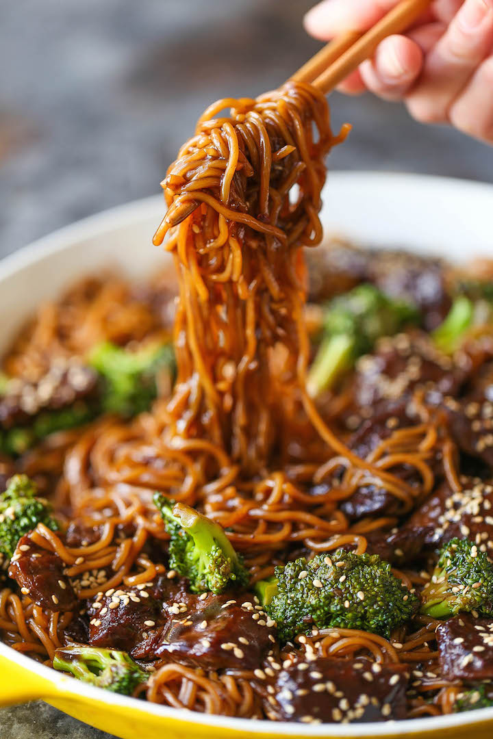 One Pan Beef Ramen Stir Fry · Easy Family Recipes