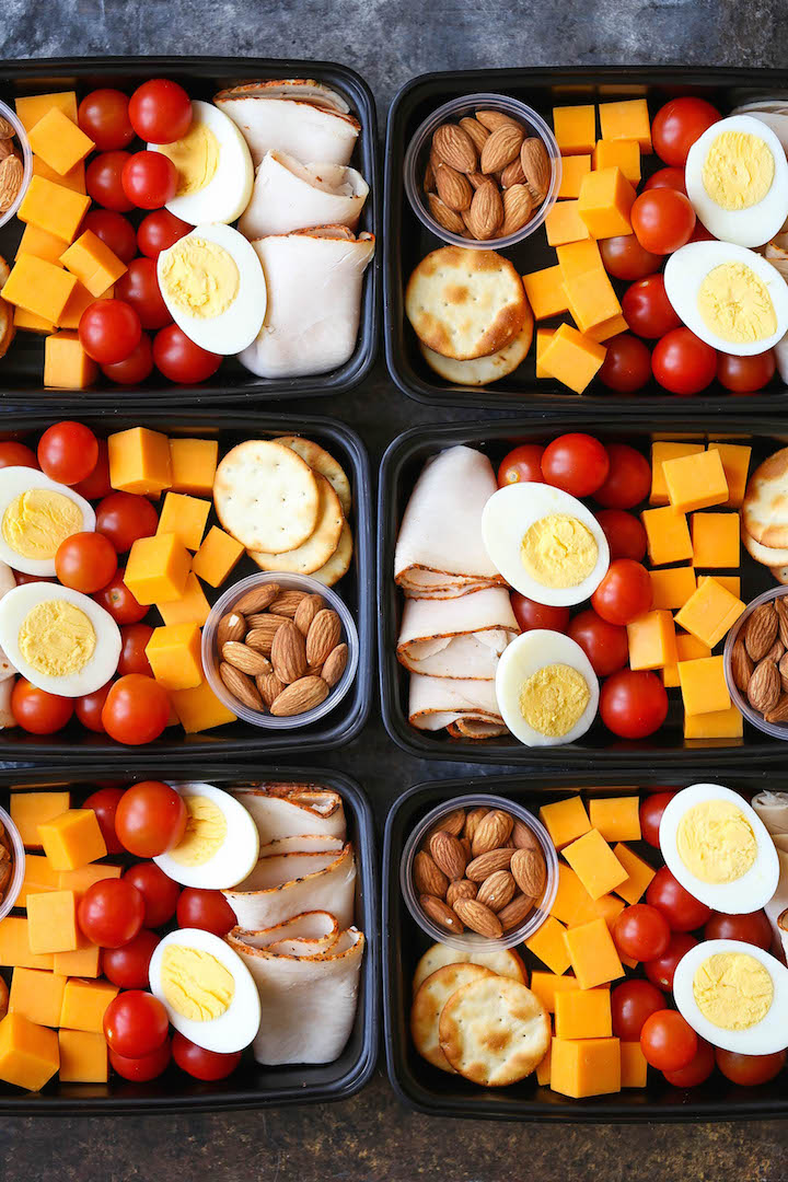 Deli Snack Box - Prep for the week ahead with these healthy, budget-friendly snack boxes! High protein, high fiber and so nutritious!