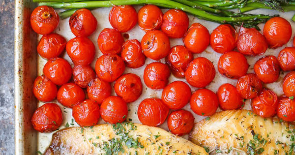 Sheet Pan Garlic Butter Tilapia Damn Delicious