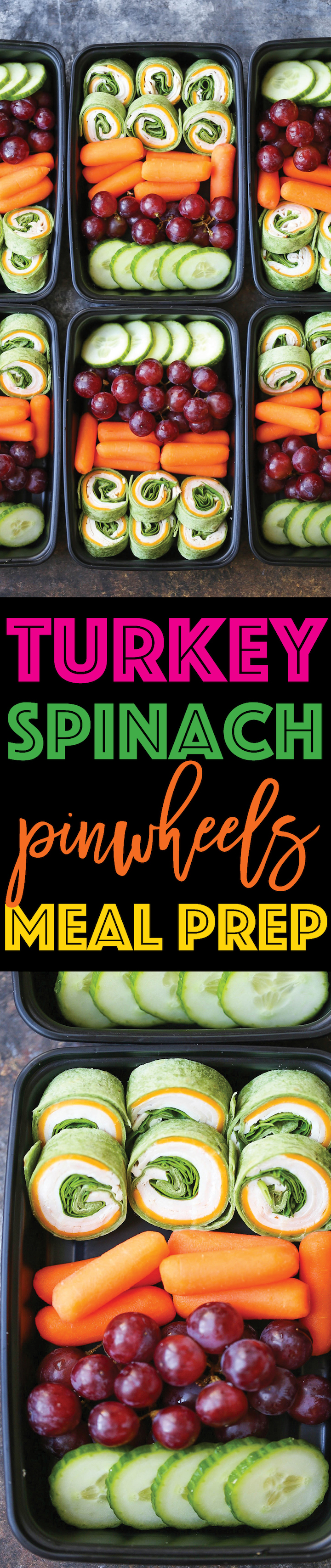 Easy Turkey Pinwheels Meal Prep - Project Meal Plan