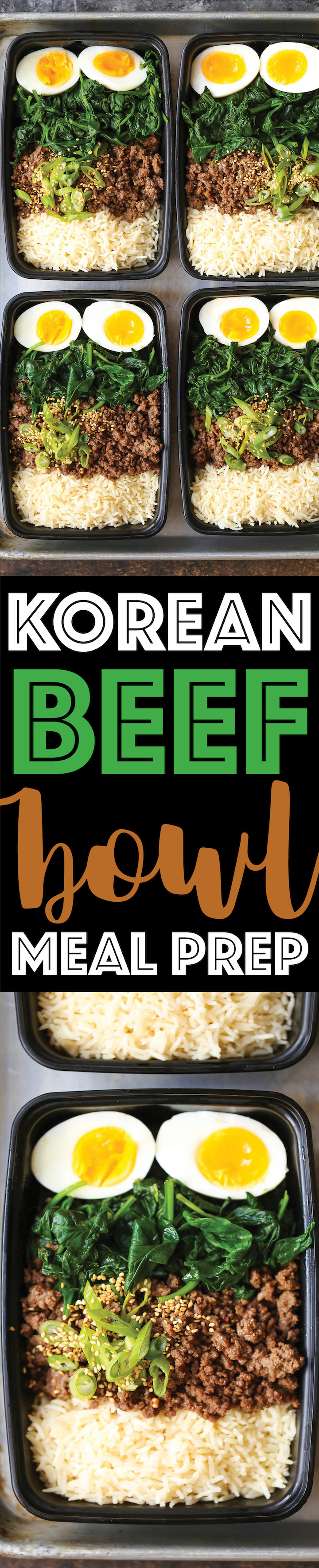 Korean Beef Meal Prep Bowls