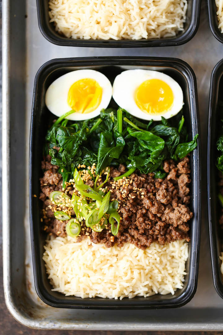 Korean Beef Bowl Meal Prep - Tastes like Korean BBQ in meal prep form and you can have it ALL WEEK LONG! Simply prep for the week and you'll be set. EASY!