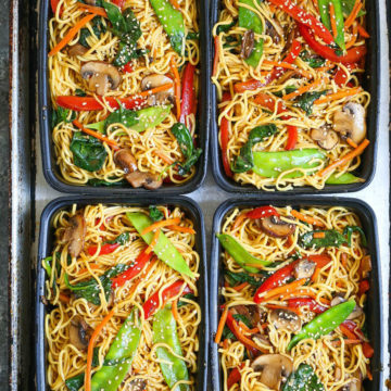 Lo Mein Meal Prep Damn Delicious