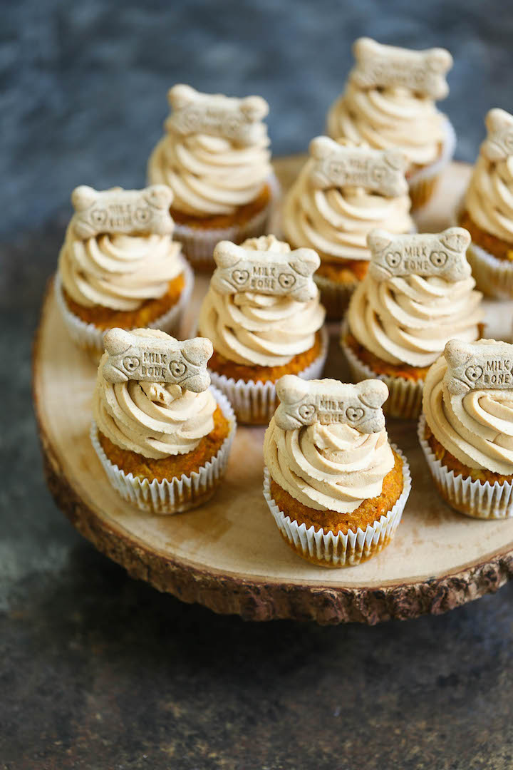 Peanut butter shop cupcakes for dogs