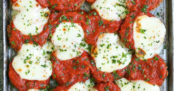 Sheet Pan Zucchini Parmesan Damn Delicious