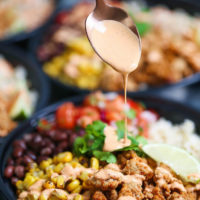 Meal Prep Chicken Burrito Bowls - Creme De La Crumb