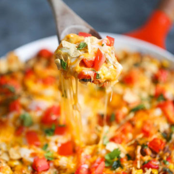 One Pot Nacho Beef Skillet - Damn Delicious